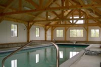 Hiram Maine Timber Frame Pool House